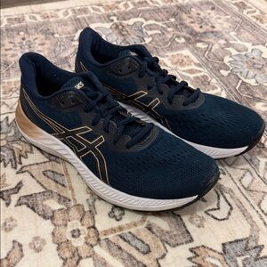 ASICS Navy and Gold Running Shoes - Women’s Size 9.5 (US)